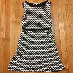 Black and white dress